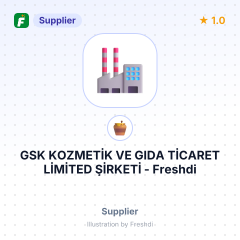 GSK KOZMETİK VE GIDA TİCARET LİMİTED ŞİRKETİ – summary card, no photo uploaded yet