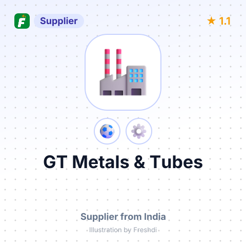 GT Metals & Tubes – summary card, no photo uploaded yet