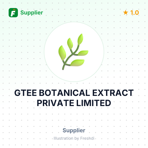 GTEE BOTANICAL EXTRACT PRIVATE LIMITED – summary card, no photo uploaded yet