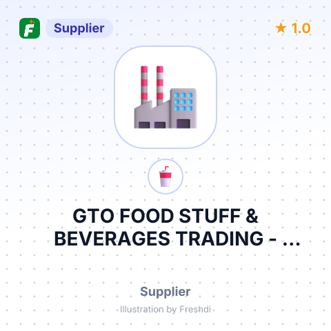 GTO FOOD STUFF & BEVERAGES TRADING – summary card, no photo uploaded yet