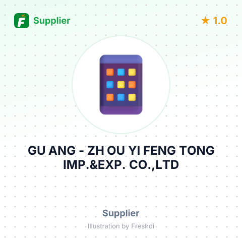 GU ANG - ZH OU YI FENG TONG IMP.&EXP. CO.,LTD – summary card, no photo uploaded yet