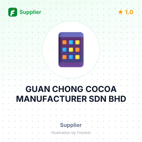 GUAN CHONG COCOA MANUFACTURER SDN BHD – summary card, no photo uploaded yet