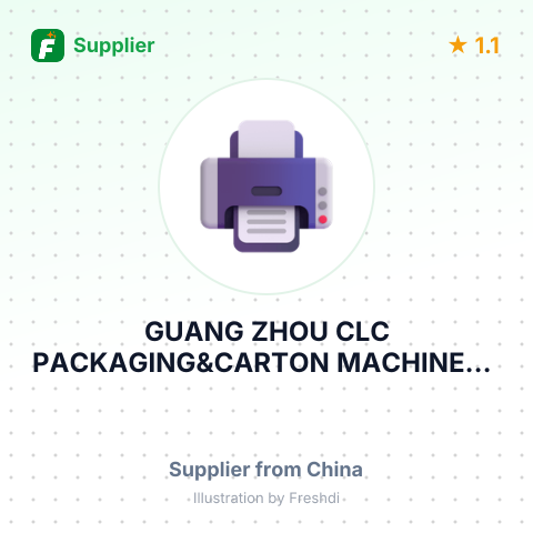 GUANG ZHOU CLC PACKAGING&CARTON MACHINERY C... – summary card, no photo uploaded yet