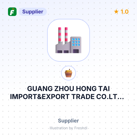 GUANG ZHOU HONG TAI IMPORT&EXPORT TRADE CO.LTD – summary card, no photo uploaded yet