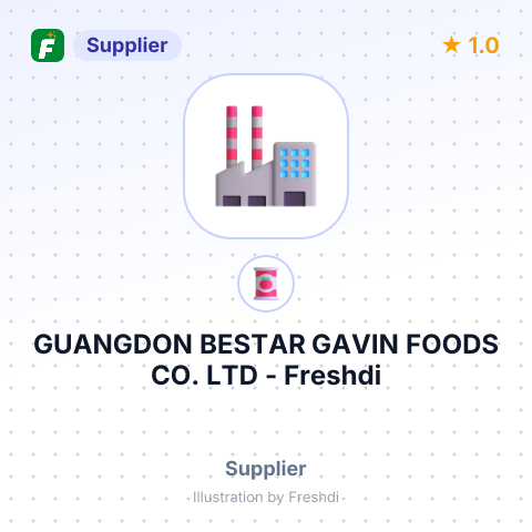 GUANGDON BESTAR GAVIN FOODS CO. LTD – summary card, no photo uploaded yet