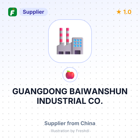 GUANGDONG BAIWANSHUN INDUSTRIAL CO. – summary card, no photo uploaded yet