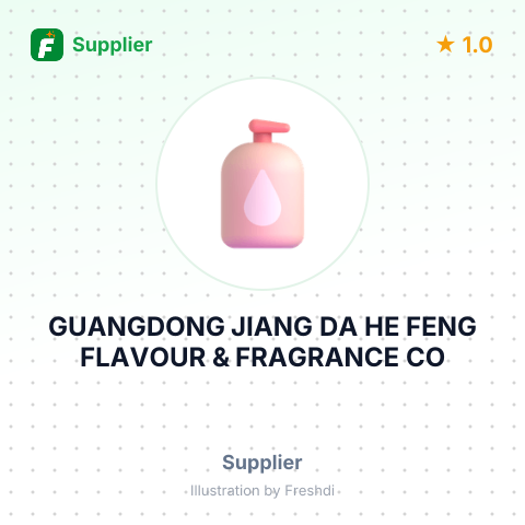 GUANGDONG JIANG DA HE FENG FLAVOUR & FRAGRANCE CO – summary card, no photo uploaded yet
