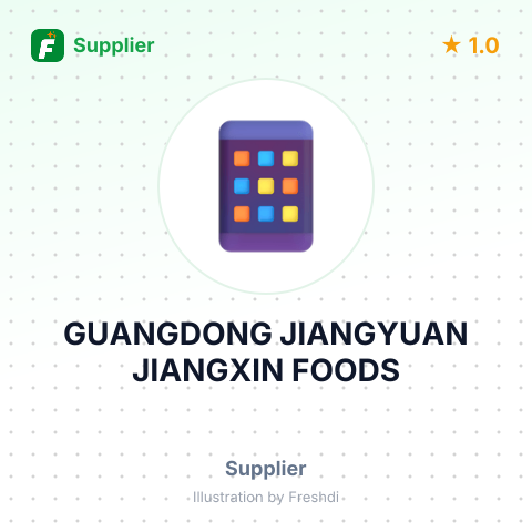 GUANGDONG JIANGYUAN JIANGXIN FOODS – summary card, no photo uploaded yet
