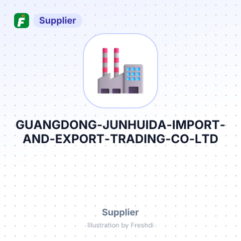 GUANGDONG JUNHUIDA IMPORT AND EXPORT TRADING CO.,LTD – summary card, no photo uploaded yet