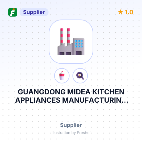 GUANGDONG MIDEA KITCHEN APPLIANCES MANUFACTURING CO., LTD – summary card, no photo uploaded yet