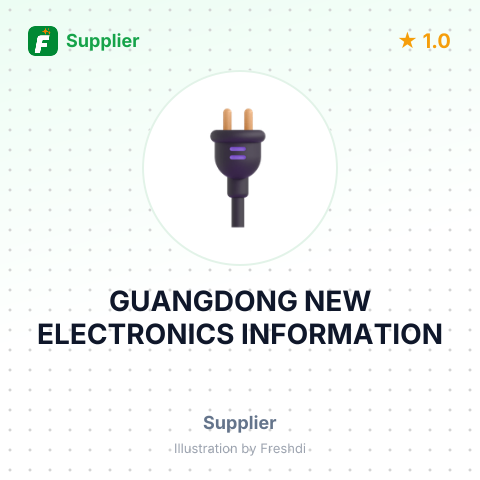 GUANGDONG NEW ELECTRONICS INFORMATION – summary card, no photo uploaded yet