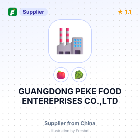 GUANGDONG PEKE FOOD ENTEREPRISES CO.,LTD – summary card, no photo uploaded yet