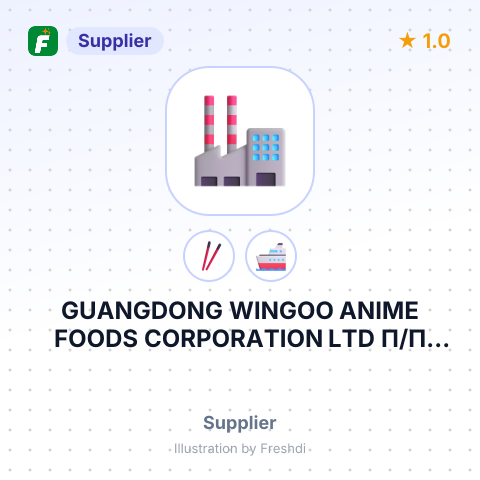 GUANGDONG WINGOO ANIME FOODS CORPORATION LTD П/П AKBULAK GIDA DIS TICARET LIMITED – summary card, no photo uploaded yet