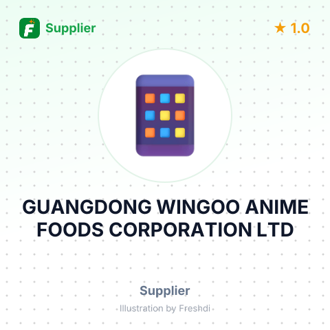 GUANGDONG WINGOO ANIME FOODS CORPORATION LTD – summary card, no photo uploaded yet