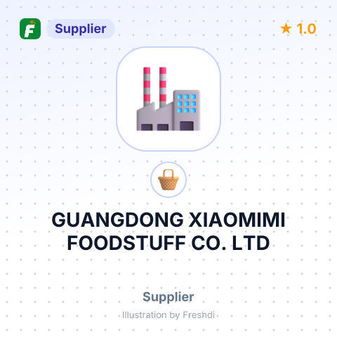 GUANGDONG XIAOMIMI FOODSTUFF CO., LTD – summary card, no photo uploaded yet