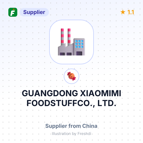 GUANGDONG XIAOMIMI FOODSTUFFCO., LTD. – summary card, no photo uploaded yet