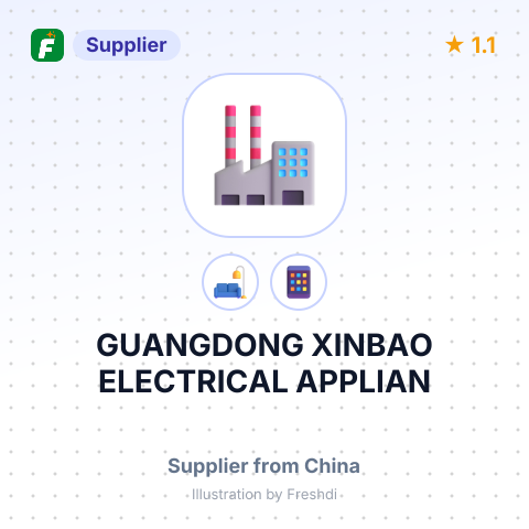 GUANGDONG XINBAO ELECTRICAL APPLIAN – summary card, no photo uploaded yet