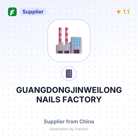 GUANGDONGJINWEILONG NAILS FACTORY – summary card, no photo uploaded yet