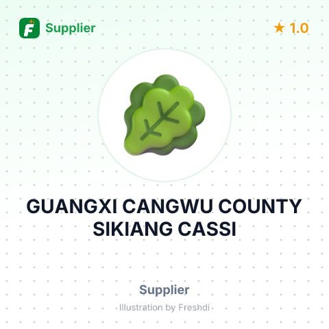 GUANGXI CANGWU COUNTY SIKIANG CASSI – summary card, no photo uploaded yet