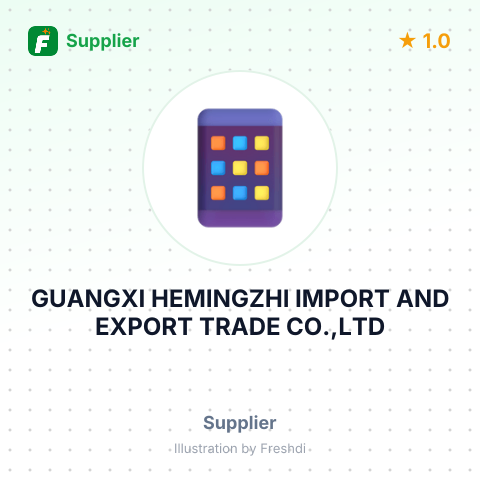 GUANGXI HEMINGZHI IMPORT AND EXPORT TRADE CO.,LTD – summary card, no photo uploaded yet