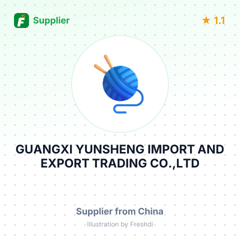 GUANGXI YUNSHENG IMPORT AND EXPORT TRADING CO.,LTD – summary card, no photo uploaded yet