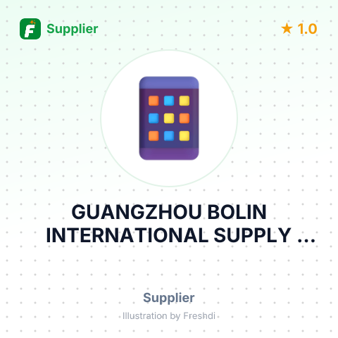 GUANGZHOU BOLIN INTERNATIONAL SUPPLY CO.,LTD – summary card, no photo uploaded yet