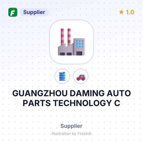 GUANGZHOU DAMING AUTO PARTS TECHNOLOGY C – summary card, no photo uploaded yet