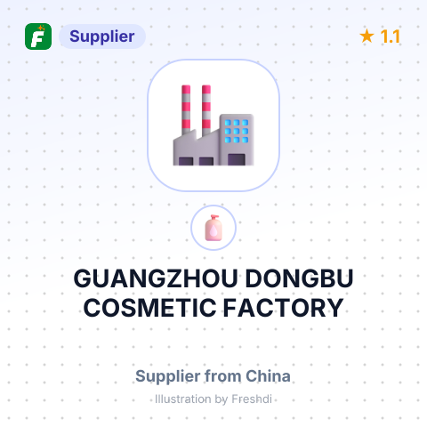 GUANGZHOU DONGBU COSMETIC FACTORY – summary card, no photo uploaded yet