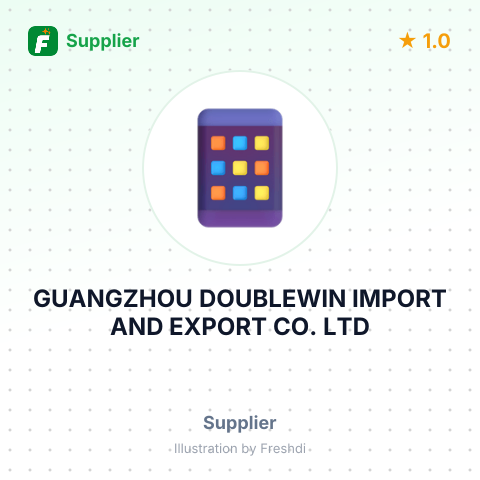 GUANGZHOU DOUBLEWIN IMPORT AND EXPORT CO. LTD – summary card, no photo uploaded yet