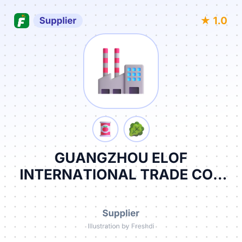 GUANGZHOU ELOF INTERNATIONAL TRADE CO., LTD – summary card, no photo uploaded yet
