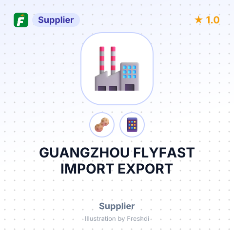 GUANGZHOU FLYFAST IMPORT EXPORT – summary card, no photo uploaded yet
