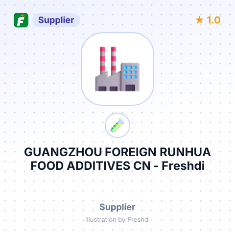 GUANGZHOU FOREIGN RUNHUA FOOD ADDITIVES CN – summary card, no photo uploaded yet