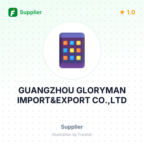 GUANGZHOU GLORYMAN IMPORT&EXPORT CO.,LTD – summary card, no photo uploaded yet