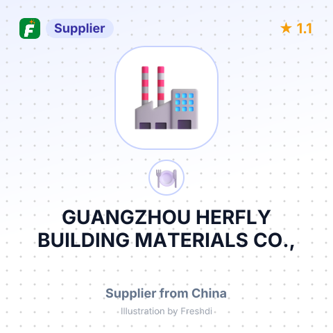 GUANGZHOU HERFLY BUILDING MATERIALS CO., – summary card, no photo uploaded yet