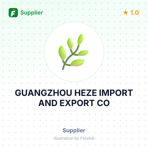 GUANGZHOU HEZE IMPORT AND EXPORT CO – summary card, no photo uploaded yet