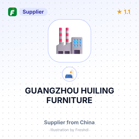 GUANGZHOU HUILING FURNITURE – summary card, no photo uploaded yet