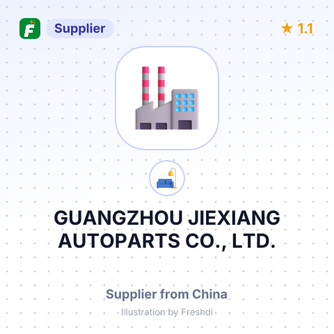 GUANGZHOU JIEXIANG AUTOPARTS CO., LTD. – summary card, no photo uploaded yet