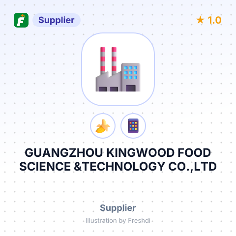 GUANGZHOU KINGWOOD FOOD SCIENCE &TECHNOLOGY CO.,LTD – summary card, no photo uploaded yet