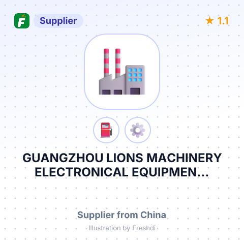 GUANGZHOU LIONS MACHINERY ELECTRONICAL EQUIPMEN... – summary card, no photo uploaded yet