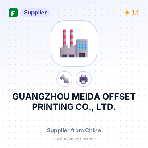 GUANGZHOU MEIDA OFFSET PRINTING CO., LTD. – summary card, no photo uploaded yet