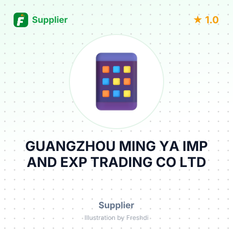 GUANGZHOU MING YA IMP AND EXP TRADING CO LTD – summary card, no photo uploaded yet