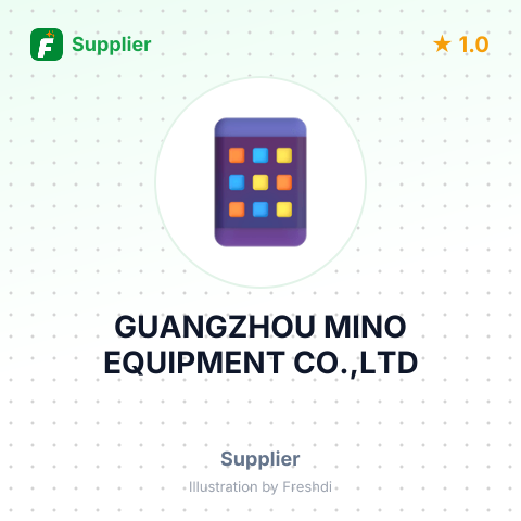 GUANGZHOU MINO EQUIPMENT CO.,LTD – summary card, no photo uploaded yet