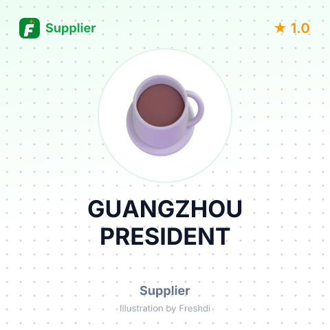 GUANGZHOU PRESIDENT – summary card, no photo uploaded yet