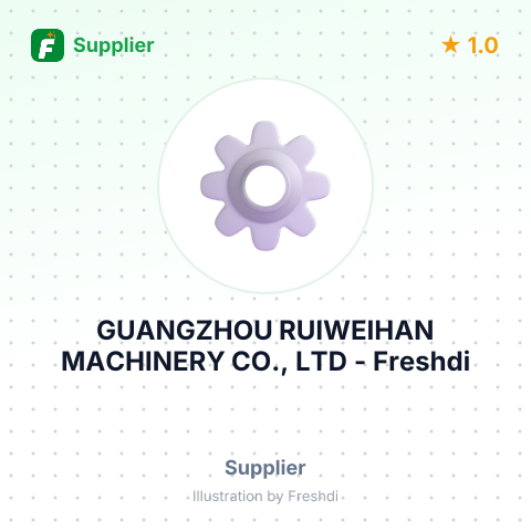 GUANGZHOU RUIWEIHAN MACHINERY CO., LTD – summary card, no photo uploaded yet