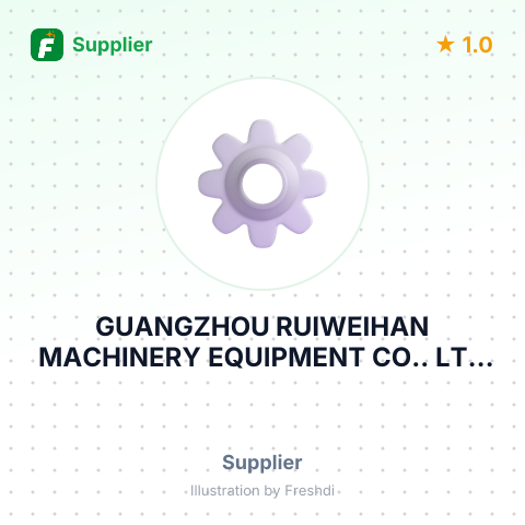GUANGZHOU RUIWEIHAN MACHINERY EQUIPMENT CO.. LTD – summary card, no photo uploaded yet