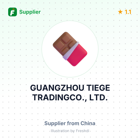 GUANGZHOU TIEGE TRADINGCO., LTD. – summary card, no photo uploaded yet
