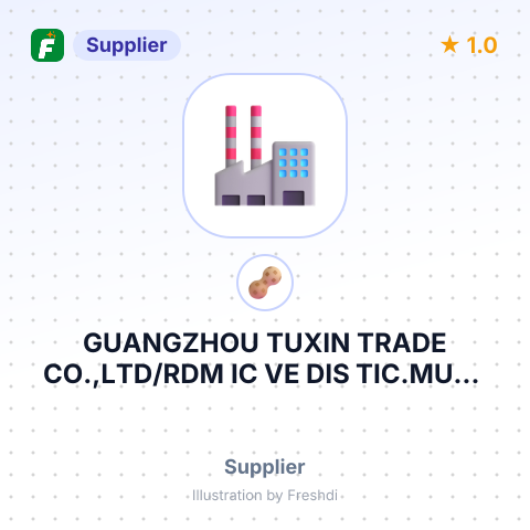 GUANGZHOU TUXIN TRADE CO.,LTD/RDM IC VE DIS TIC.MUM. LTD – summary card, no photo uploaded yet