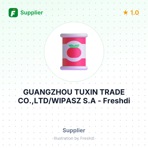 GUANGZHOU TUXIN TRADE CO.,LTD/WIPASZ S.A – summary card, no photo uploaded yet