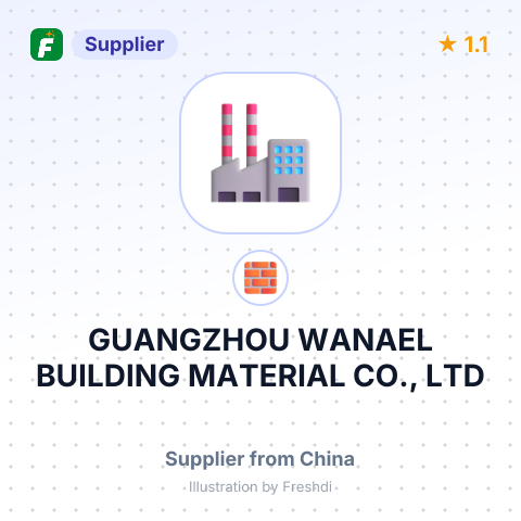 GUANGZHOU WANAEL BUILDING MATERIAL CO., LTD – summary card, no photo uploaded yet