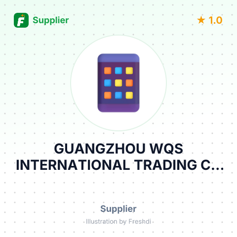 GUANGZHOU WQS INTERNATIONAL TRADING CO LTD – summary card, no photo uploaded yet